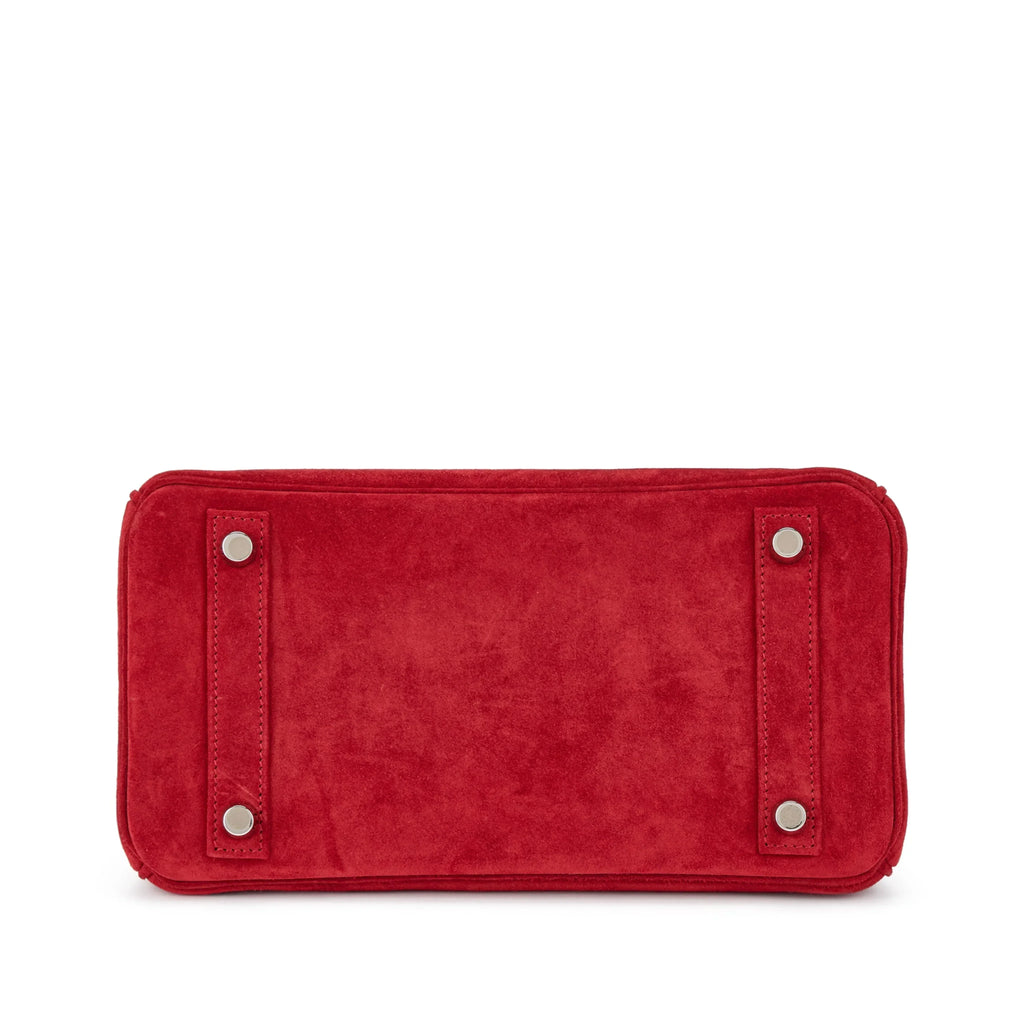 Birkin 25 Palladium Hardware Rouge Vif Doblis