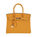 Birkin 30 Bag Jaune Ambre Gold Hardware Togo Leather