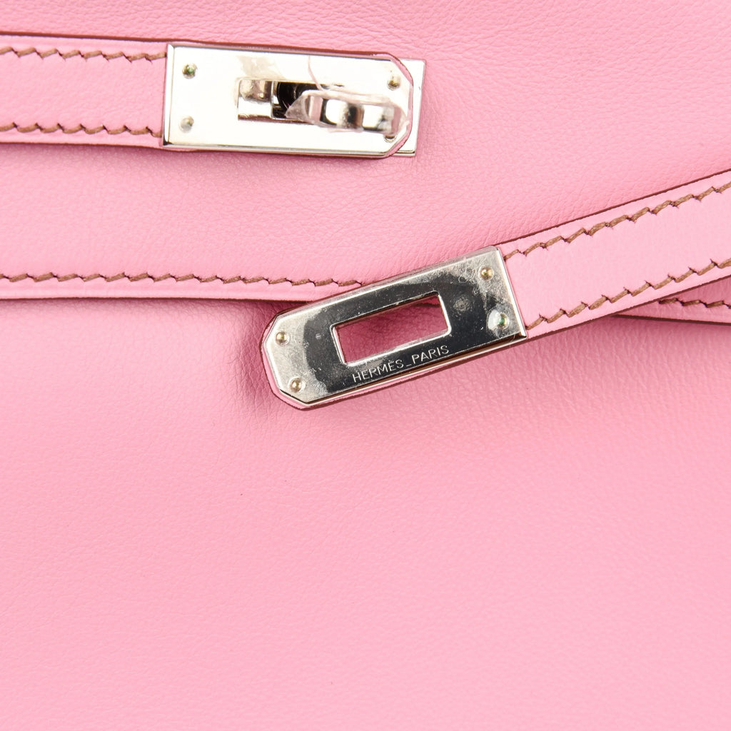 Kelly Danse Bag 5P Pink Swift Palladium