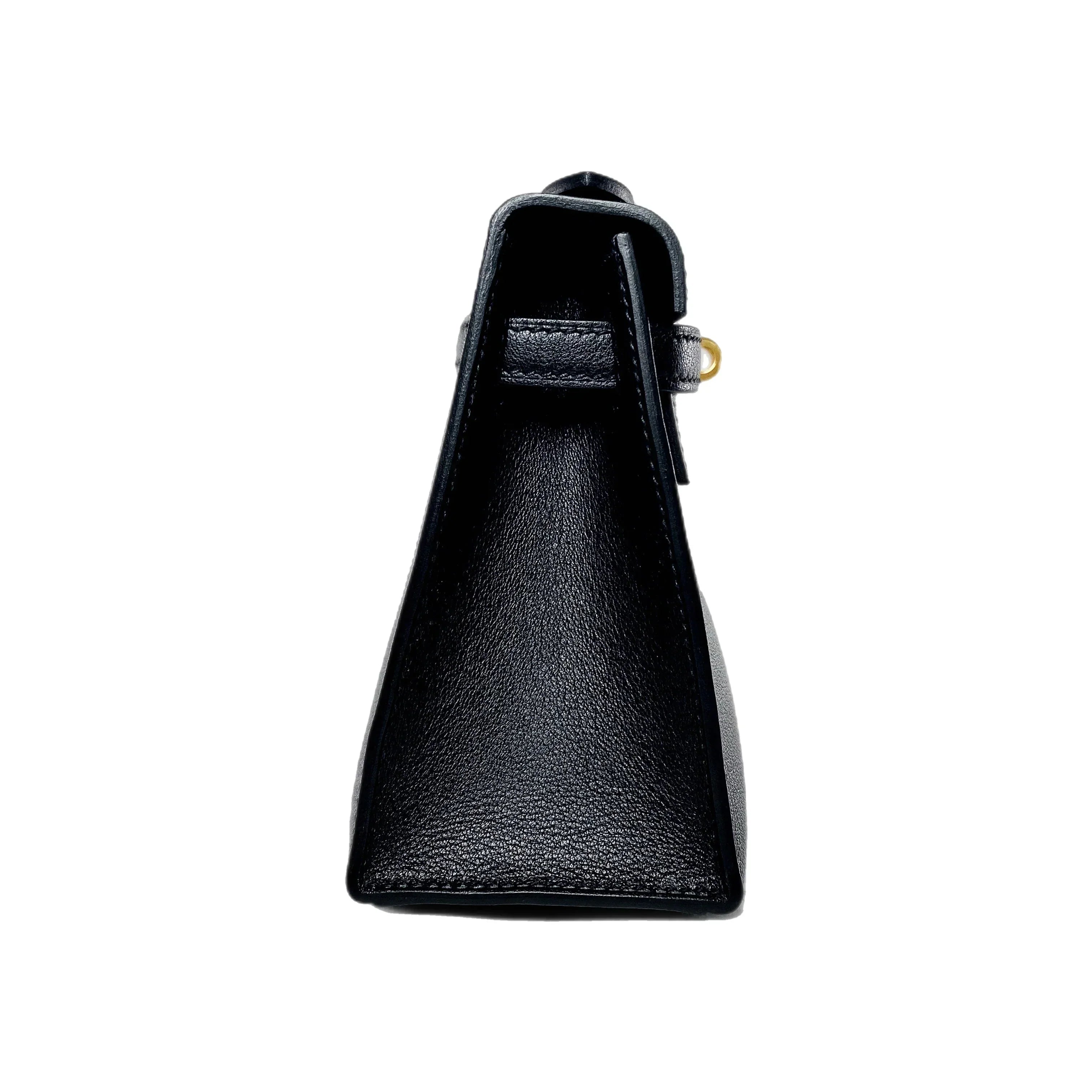 Kelly Pochette Noir Madame Gold Hardware
