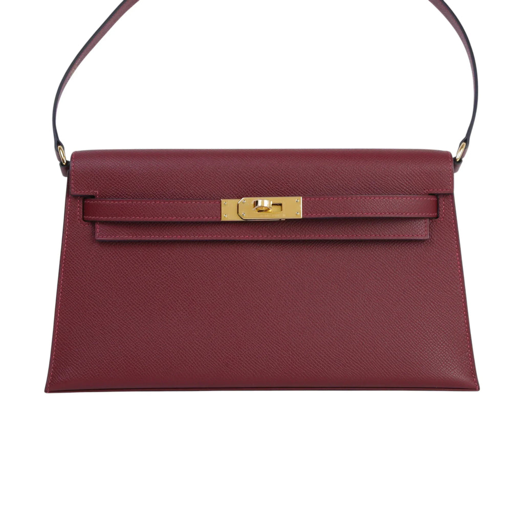 Kelly To Go Evercolor Leather Handheld Crossbody Palladium Hardware