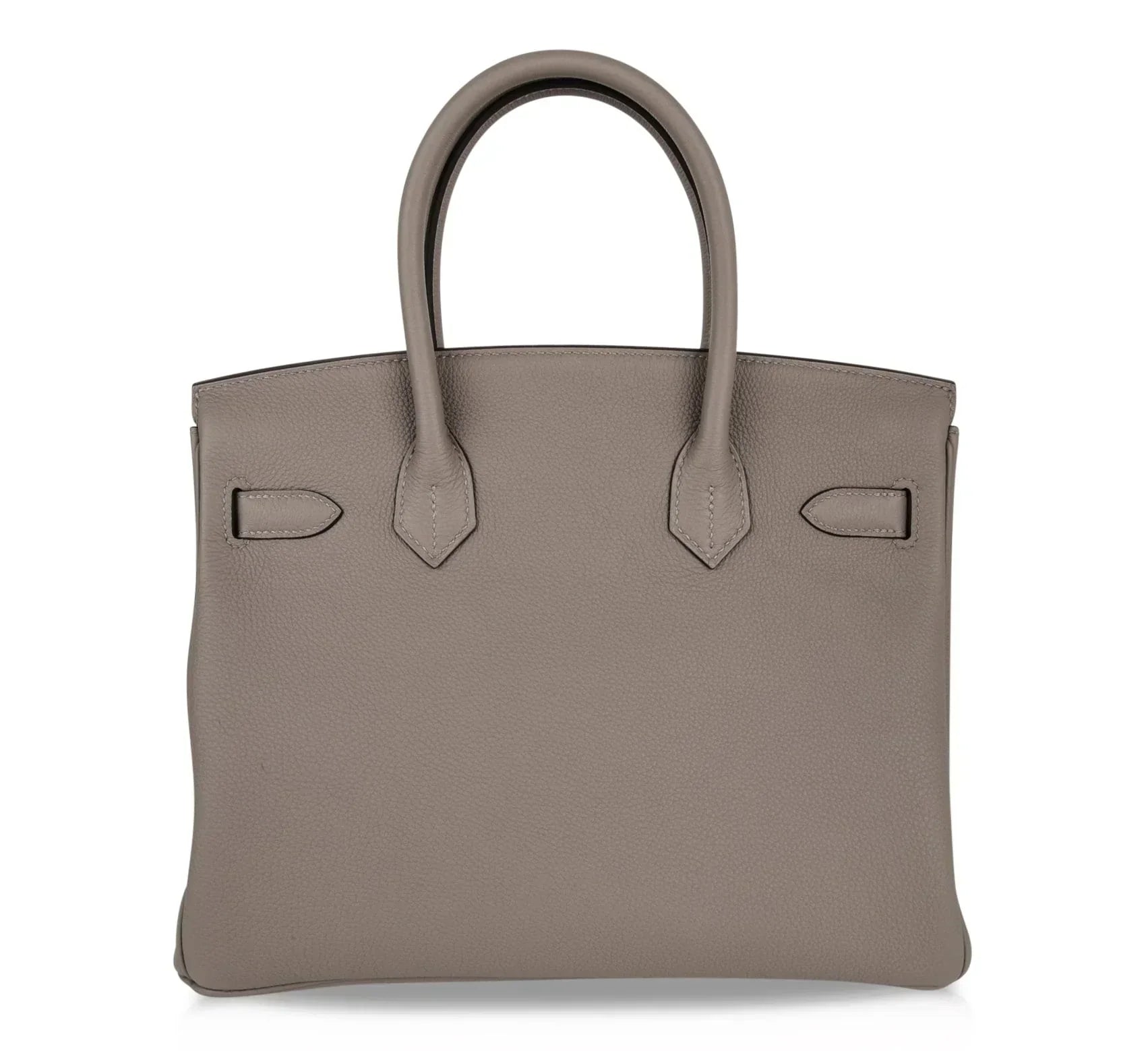 Birkin 30 Bag Gris Asphalte Togo Palladium Hardware